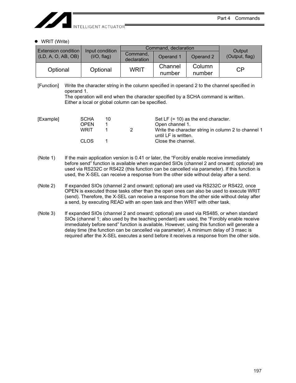 IAI America XSEL-KE User Manual | Page 212 / 424