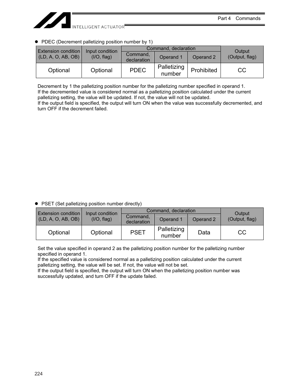 IAI America XSEL-KE User Manual | Page 239 / 424