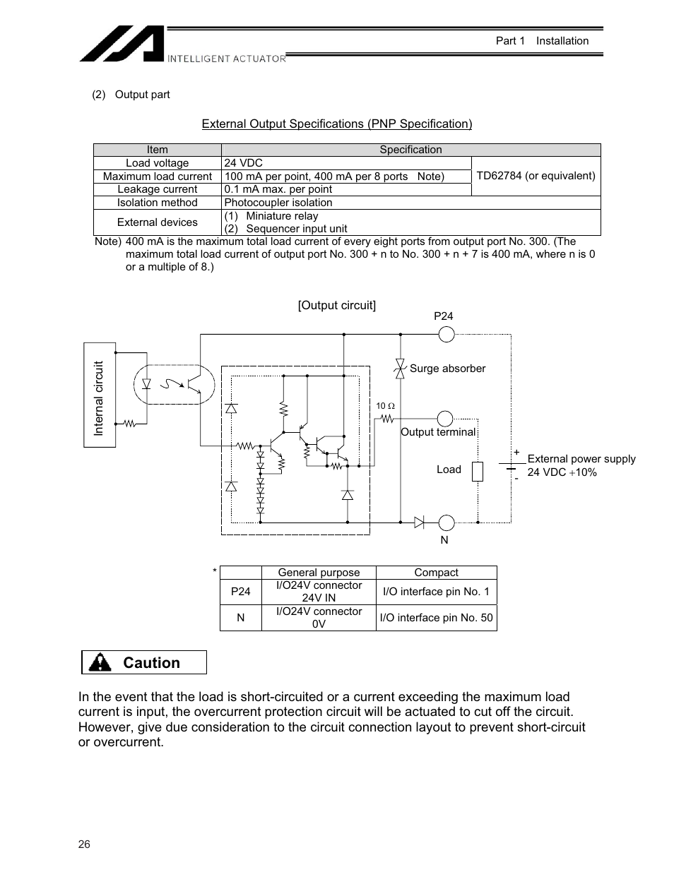 Caution | IAI America XSEL-KE User Manual | Page 41 / 424