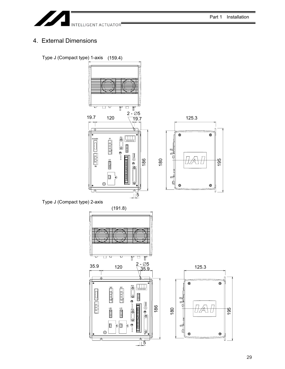 External dimensions | IAI America XSEL-KE User Manual | Page 44 / 424