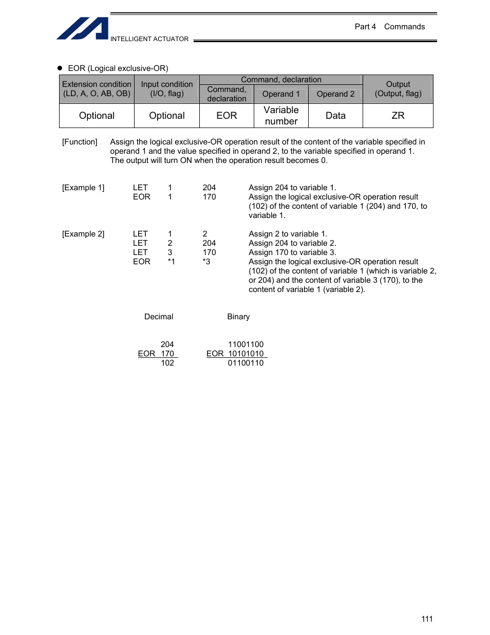 IAI America XSEL-KET User Manual | Page 130 / 436