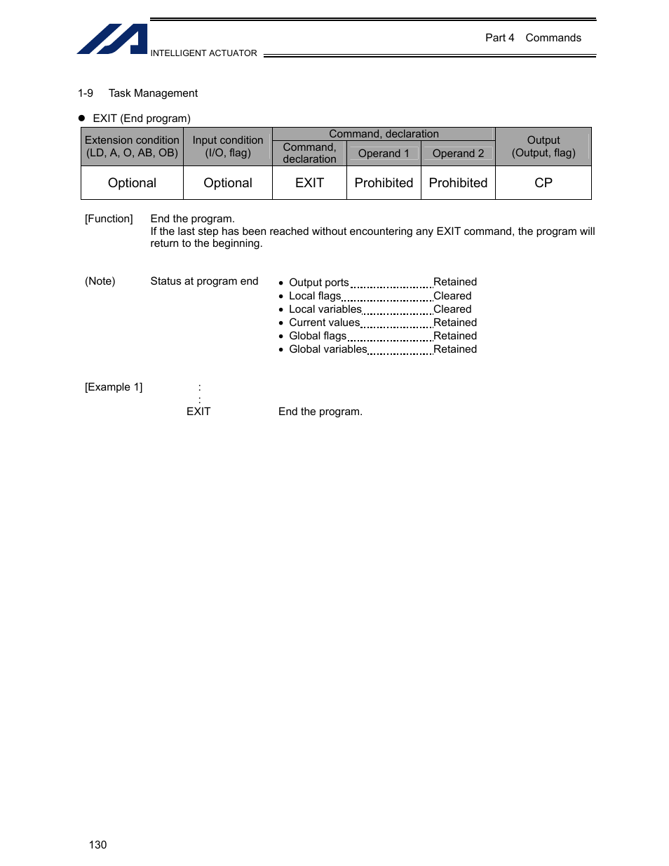 9 task management | IAI America XSEL-KET User Manual | Page 149 / 436