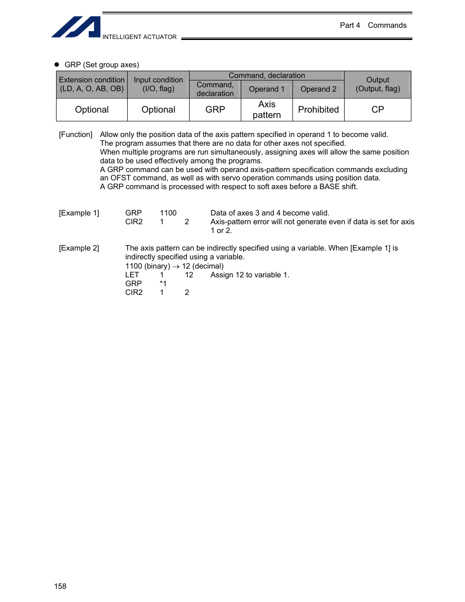 IAI America XSEL-KET User Manual | Page 177 / 436