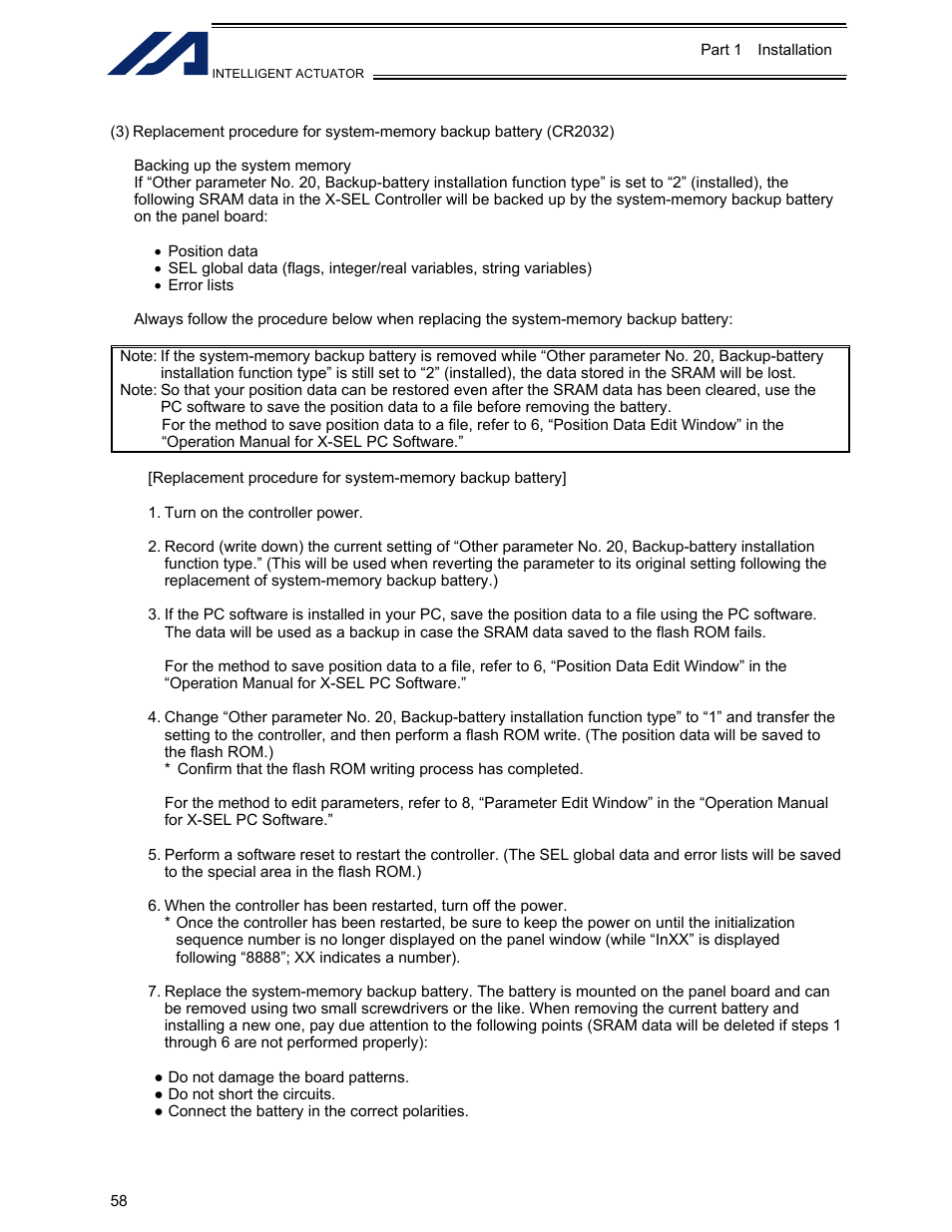 IAI America XSEL-KET User Manual | Page 77 / 436
