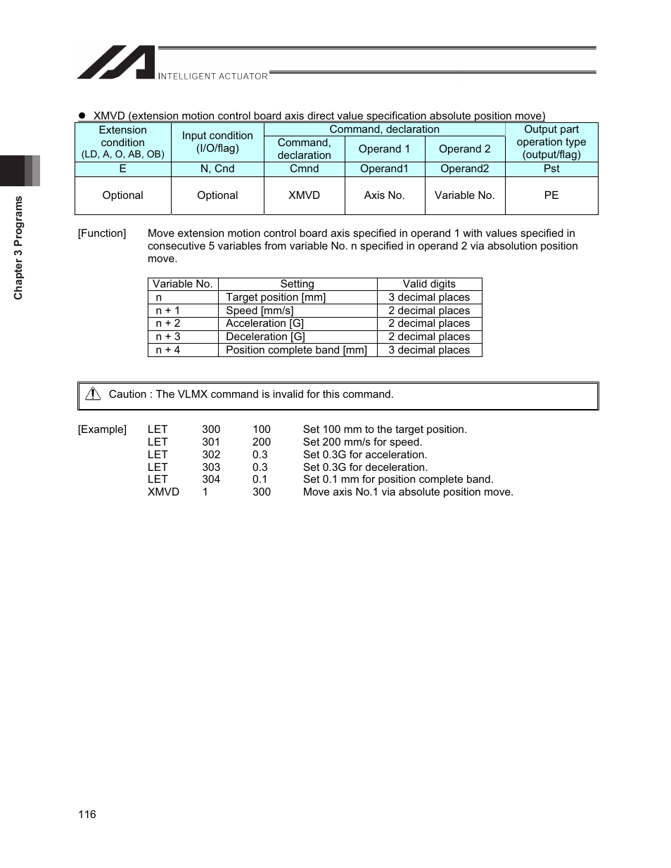 IAI America XSEL-S User Manual | Page 124 / 212