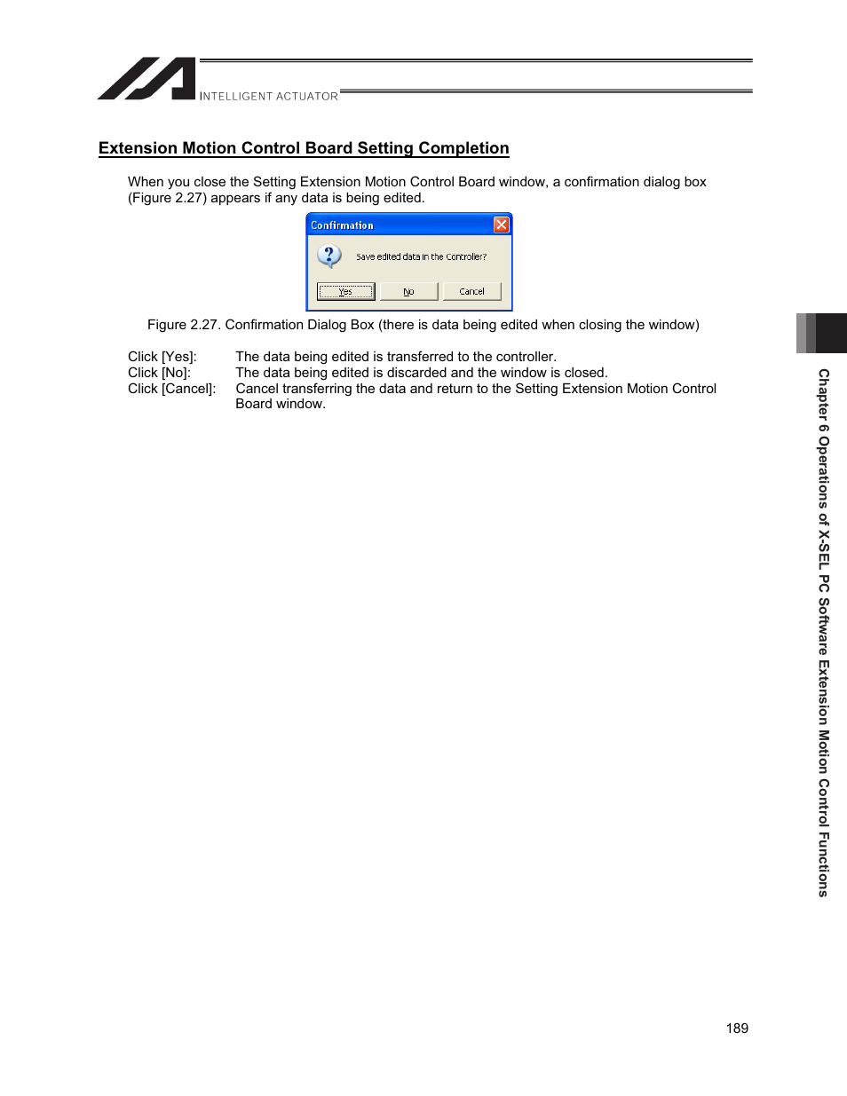IAI America XSEL-S User Manual | Page 197 / 212