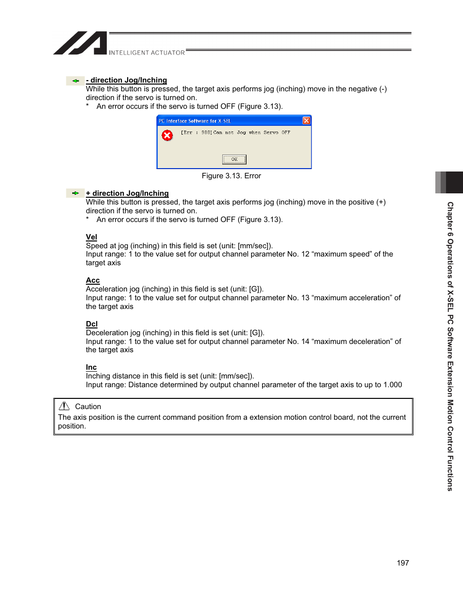 IAI America XSEL-S User Manual | Page 205 / 212