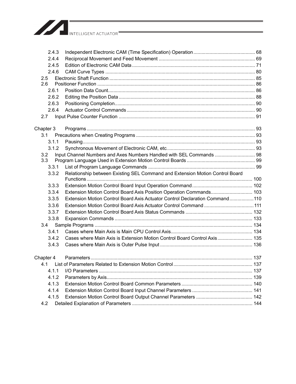 IAI America XSEL-S User Manual | Page 6 / 212