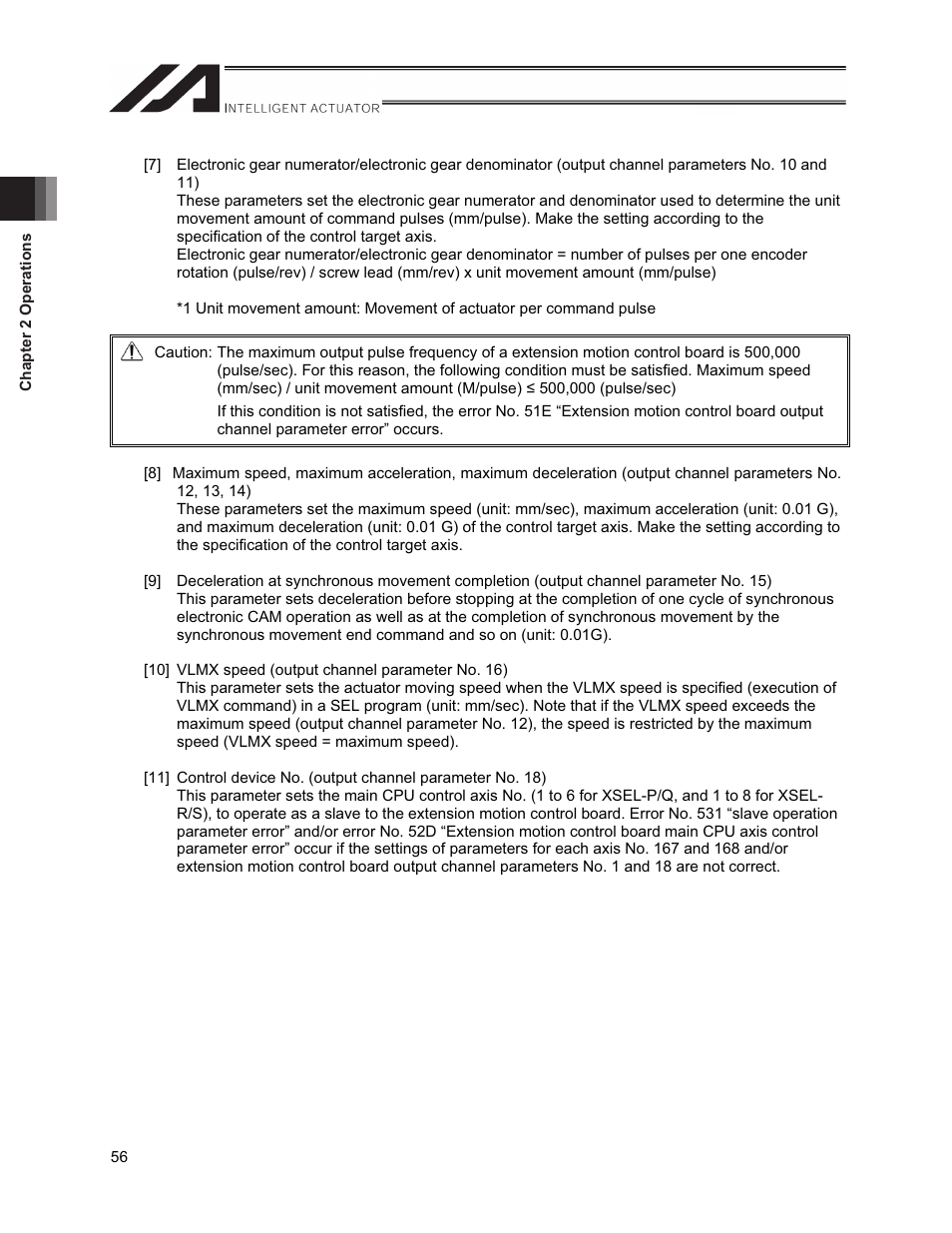 IAI America XSEL-S User Manual | Page 64 / 212