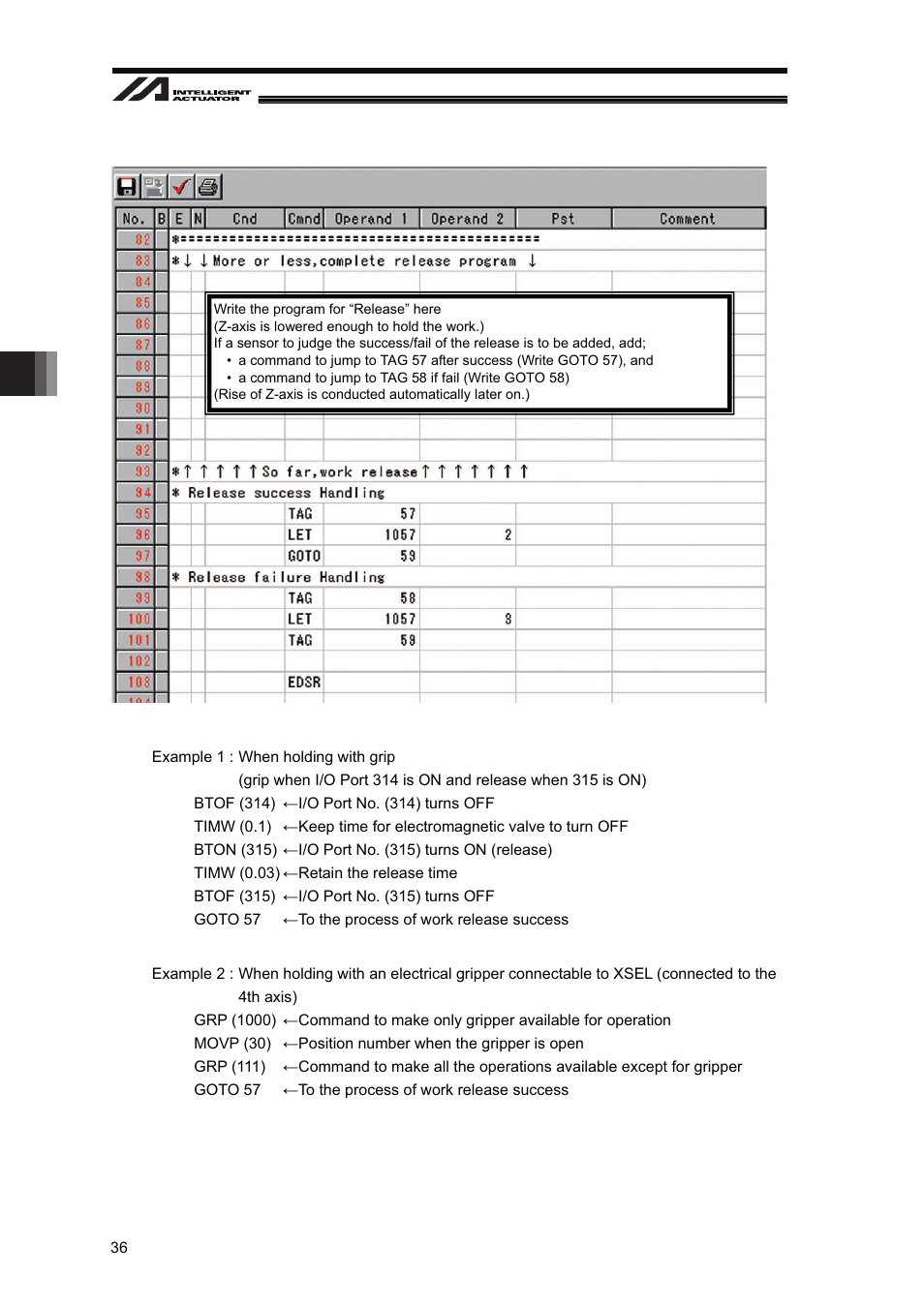 IAI America XSEL-S User Manual | Page 42 / 128