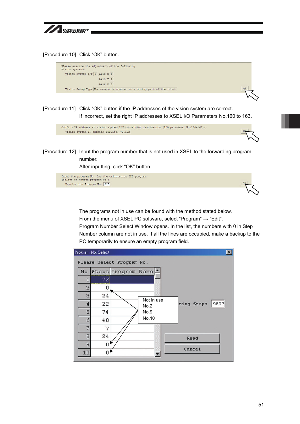 IAI America XSEL-S User Manual | Page 57 / 128