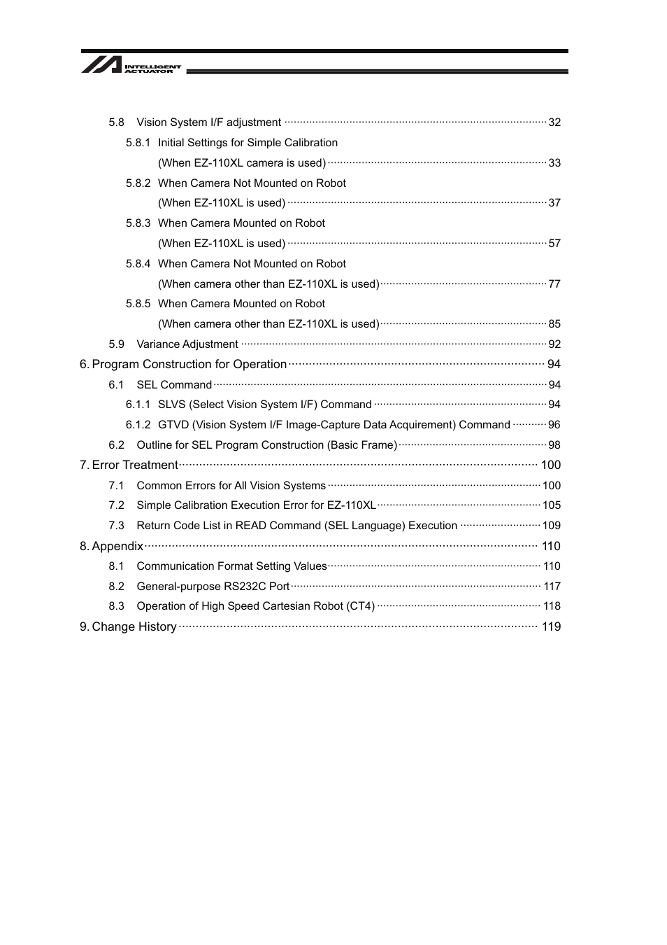 IAI America XSEL-S User Manual | Page 6 / 128