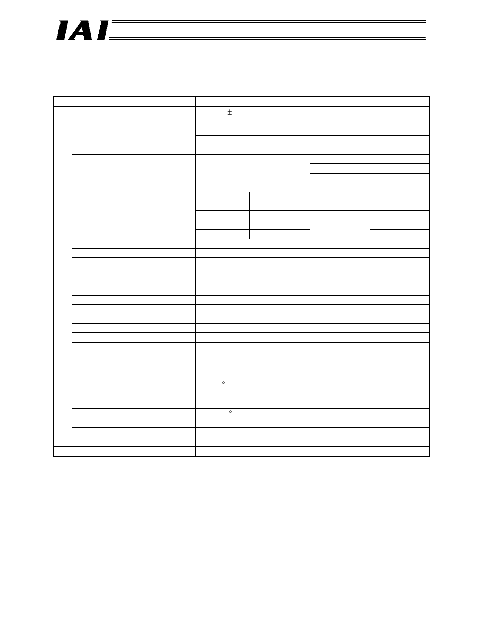 Specifications and name of each part, 1 general specifications, General specifications | IAI America RCM-GW-DV User Manual | Page 14 / 137