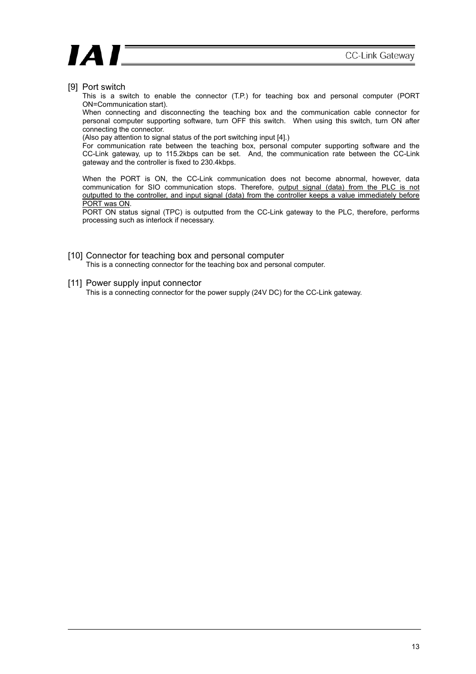 IAI America RCM-GW-CC User Manual | Page 17 / 132
