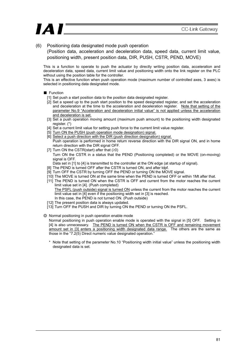 IAI America RCM-GW-CC User Manual | Page 85 / 132