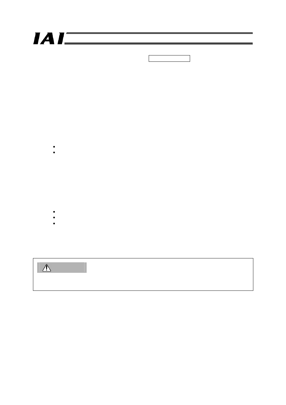 Caution | IAI America RCM-GW-PR User Manual | Page 88 / 125