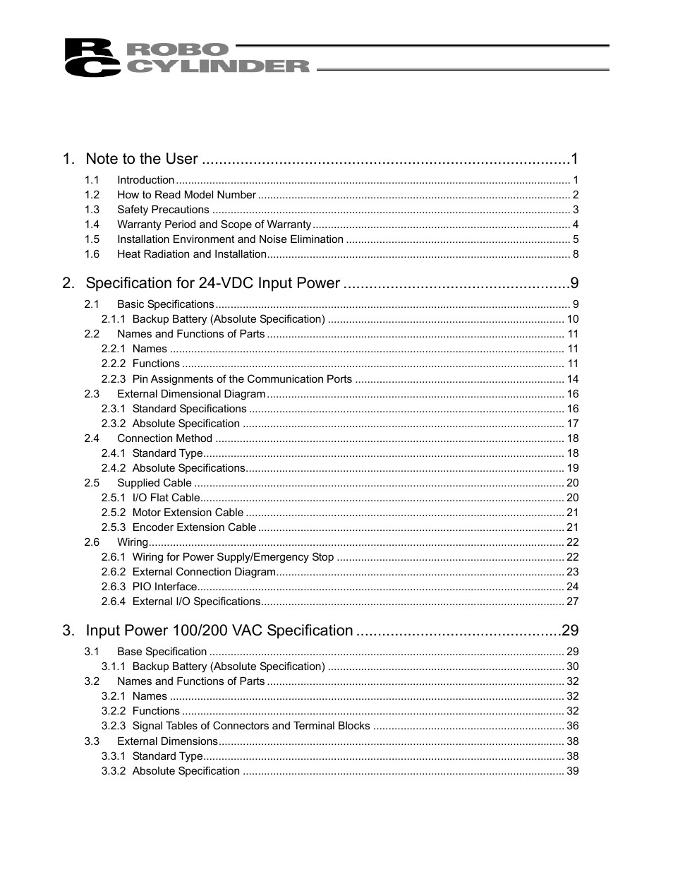 IAI America RCS-C User Manual | Page 8 / 119