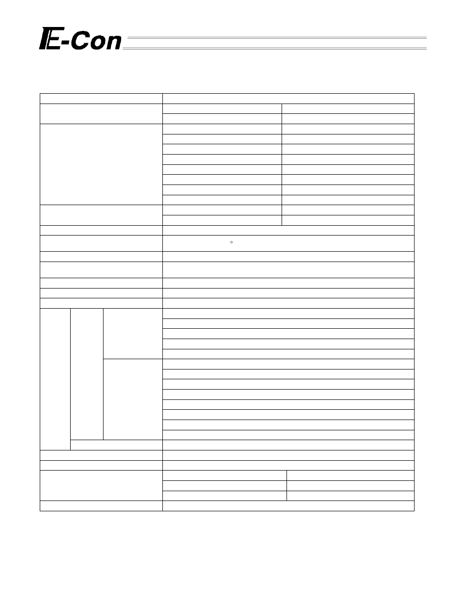 Specifications, 1 basic specifications, Basic specifications | IAI America E-Con User Manual | Page 23 / 111