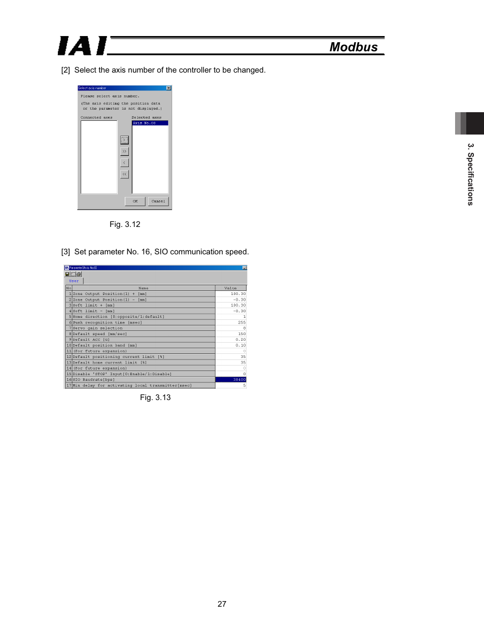 Modbus | IAI America ROBO Cylinder Series User Manual | Page 35 / 328