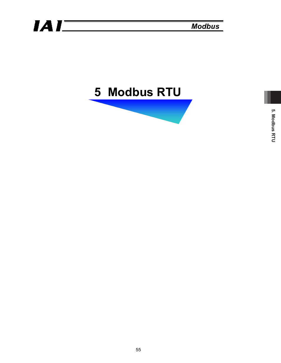5 modbus rtu | IAI America ROBO Cylinder Series User Manual | Page 63 / 328