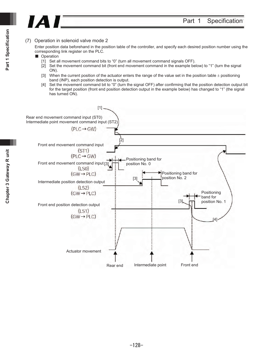 Part 1 specification | IAI America REXT User Manual | Page 128 / 443