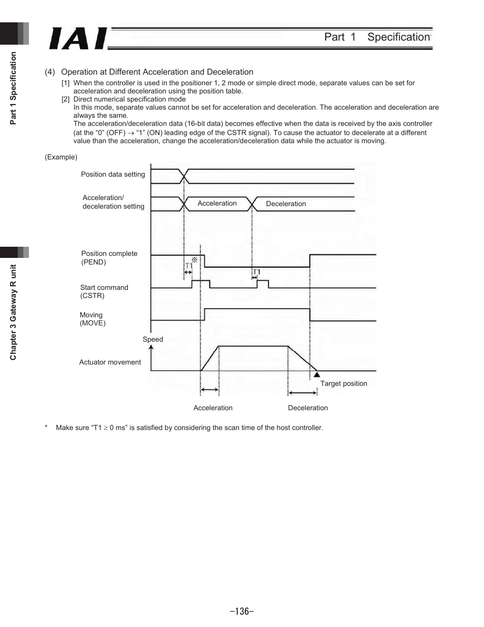 Part 1 specification | IAI America REXT User Manual | Page 136 / 443