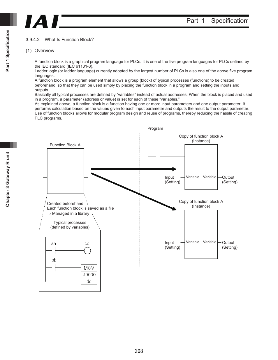 Part 1 specification | IAI America REXT User Manual | Page 208 / 443