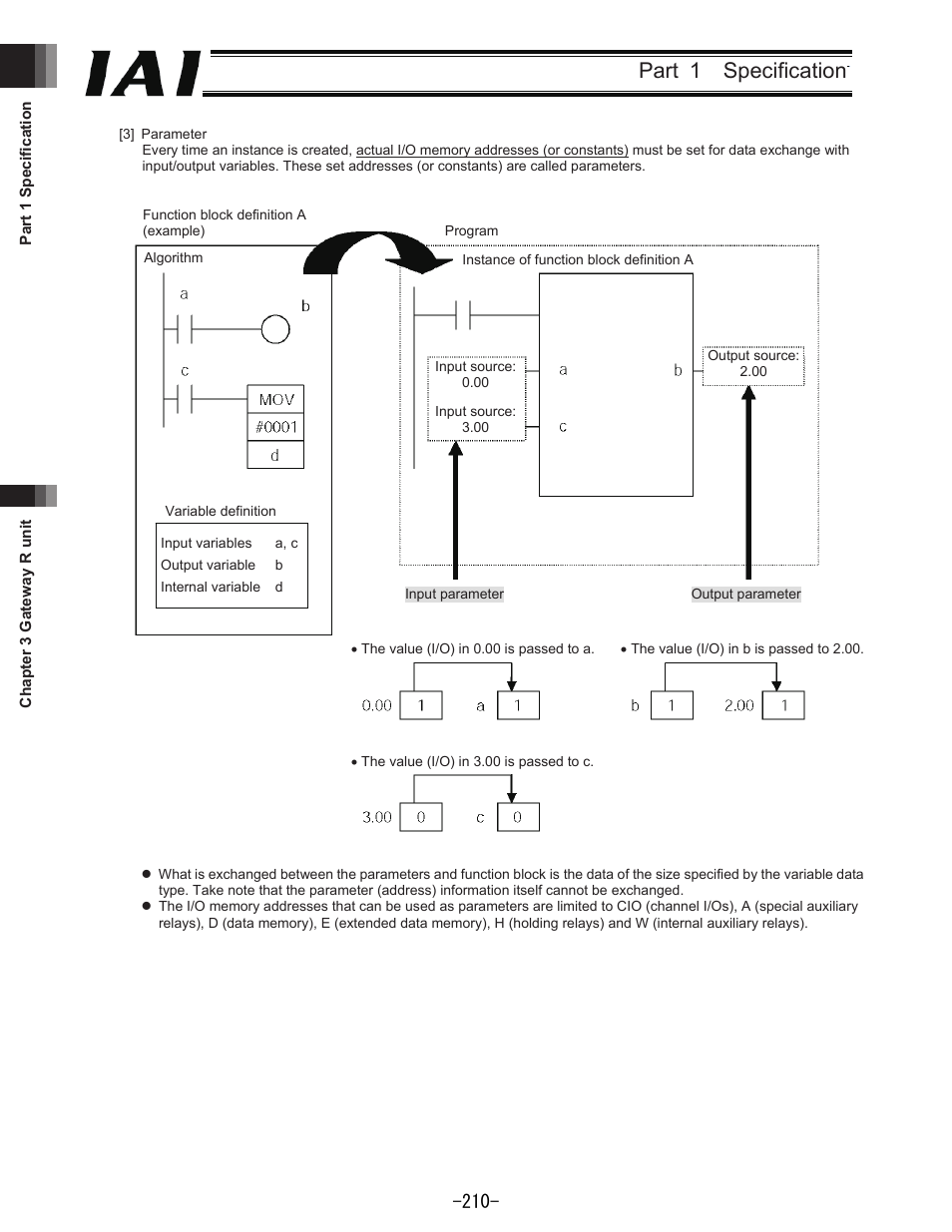Part 1 specification | IAI America REXT User Manual | Page 210 / 443