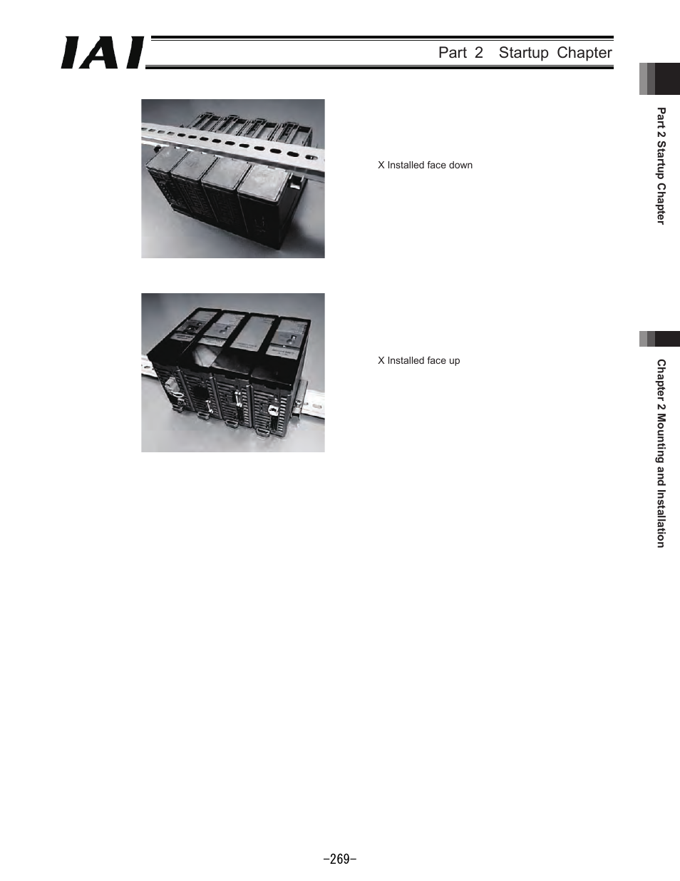 Part 2 startup chapter | IAI America REXT User Manual | Page 269 / 443