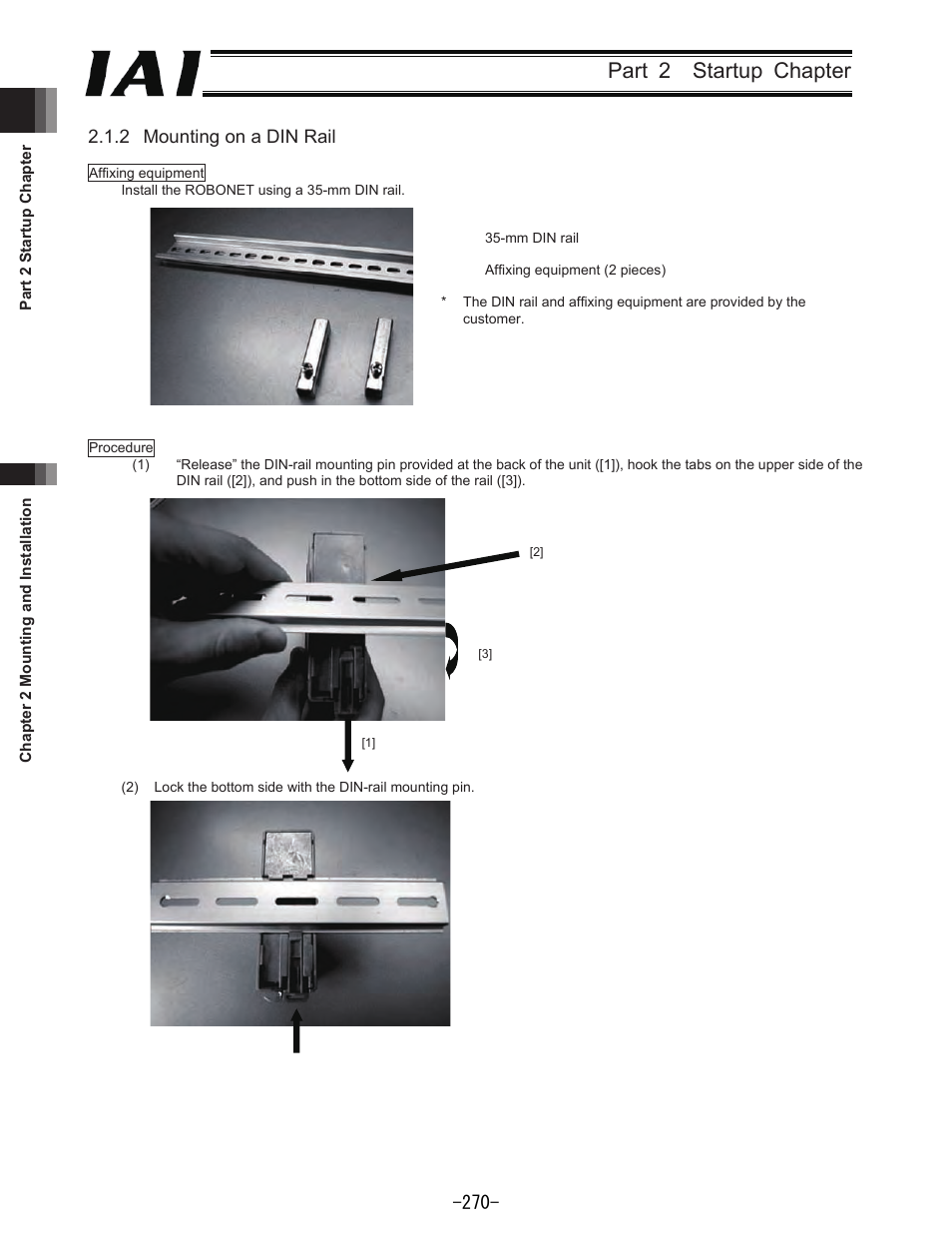 Part 2 startup chapter | IAI America REXT User Manual | Page 270 / 443