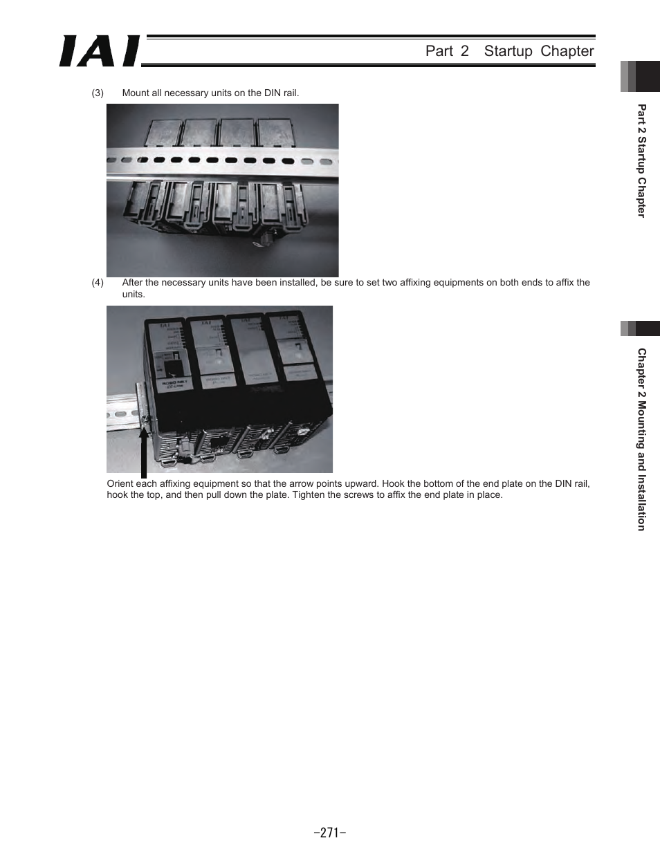 Part 2 startup chapter | IAI America REXT User Manual | Page 271 / 443