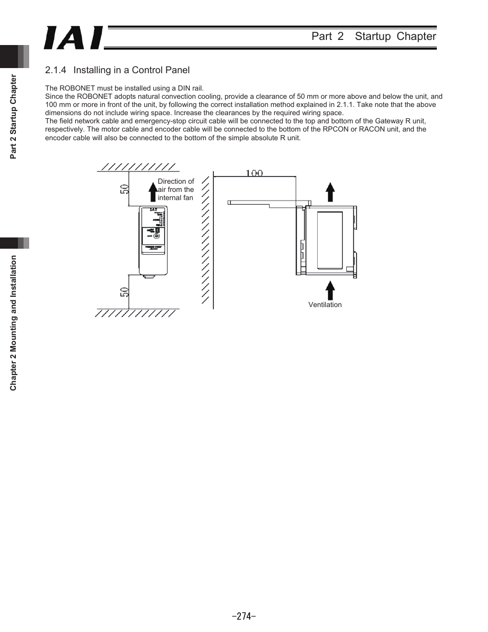 Part 2 startup chapter | IAI America REXT User Manual | Page 274 / 443