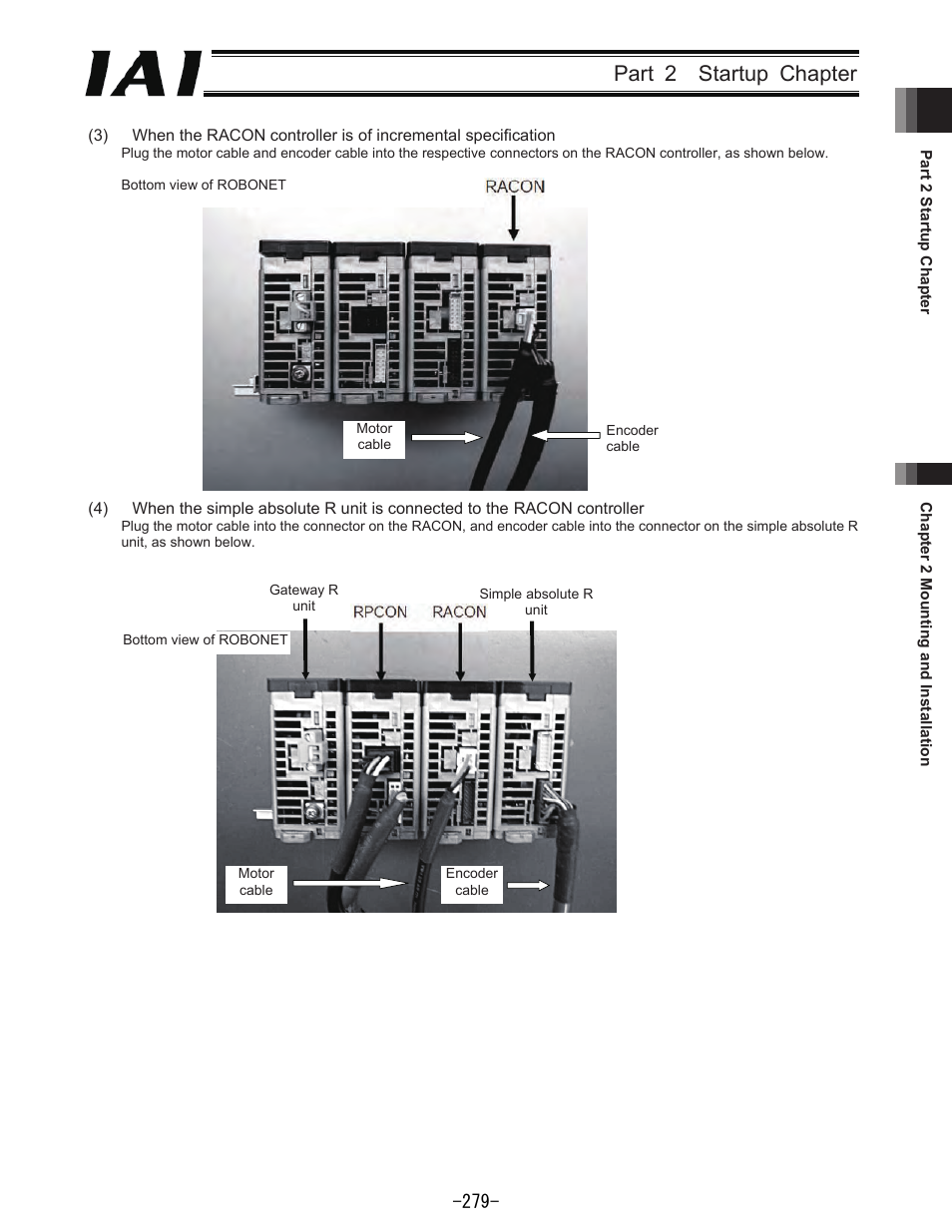 Part 2 startup chapter | IAI America REXT User Manual | Page 279 / 443