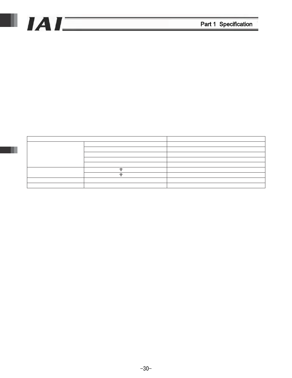 Chapter 2, 2 system, M configu | Uration and, D genera, L specifica, P t ations, 1 syst, 2 list, Tem config | IAI America REXT User Manual | Page 30 / 443