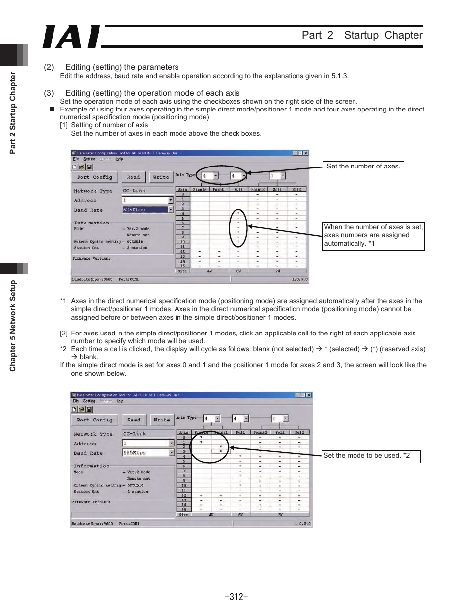 Part 2 startup chapter | IAI America REXT User Manual | Page 312 / 443