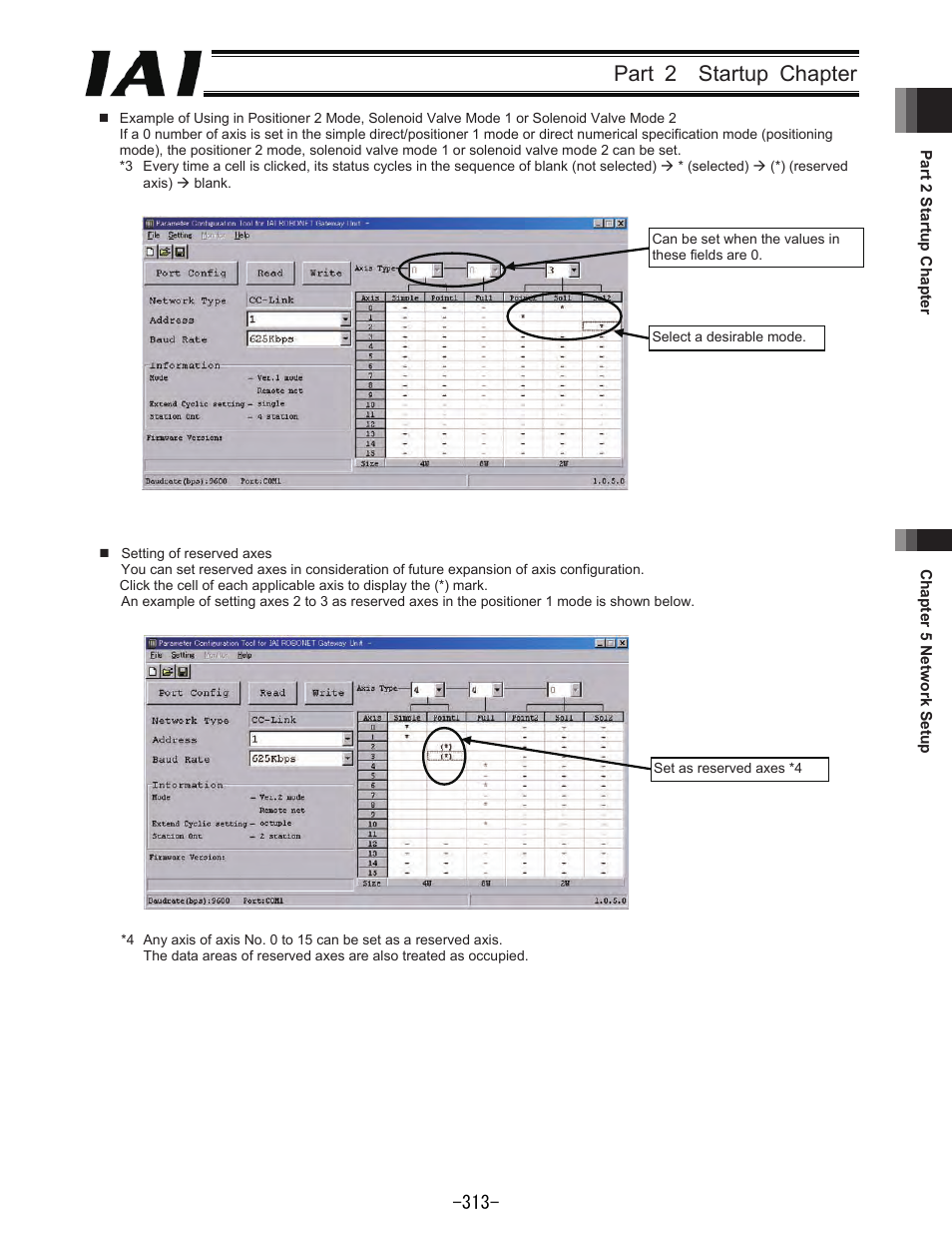 Part 2 startup chapter | IAI America REXT User Manual | Page 313 / 443