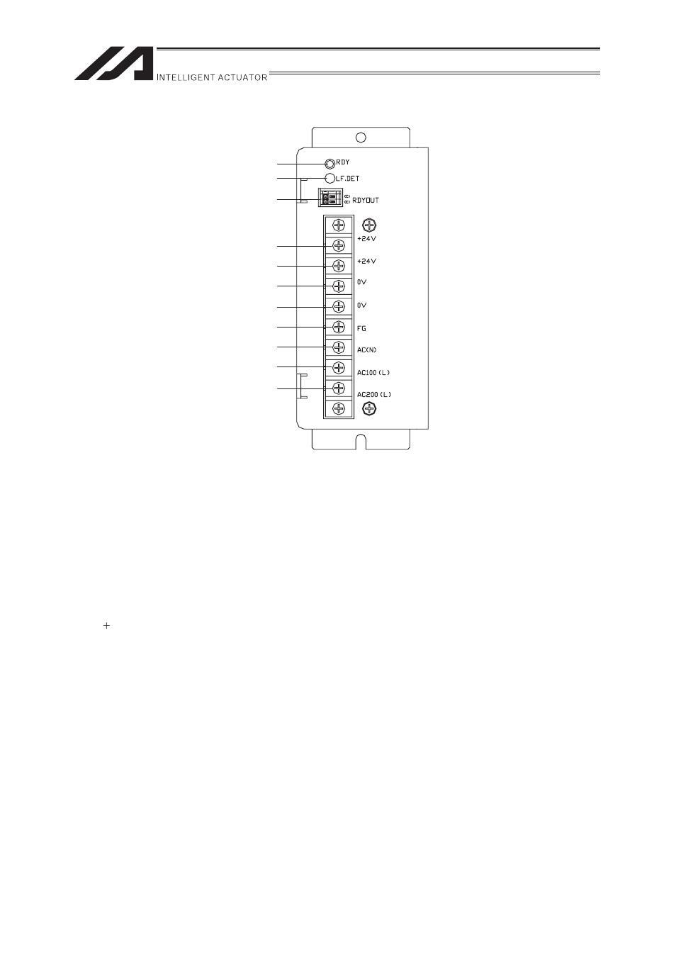 Name and function of each part | IAI America PS-24 User Manual | Page 13 / 32