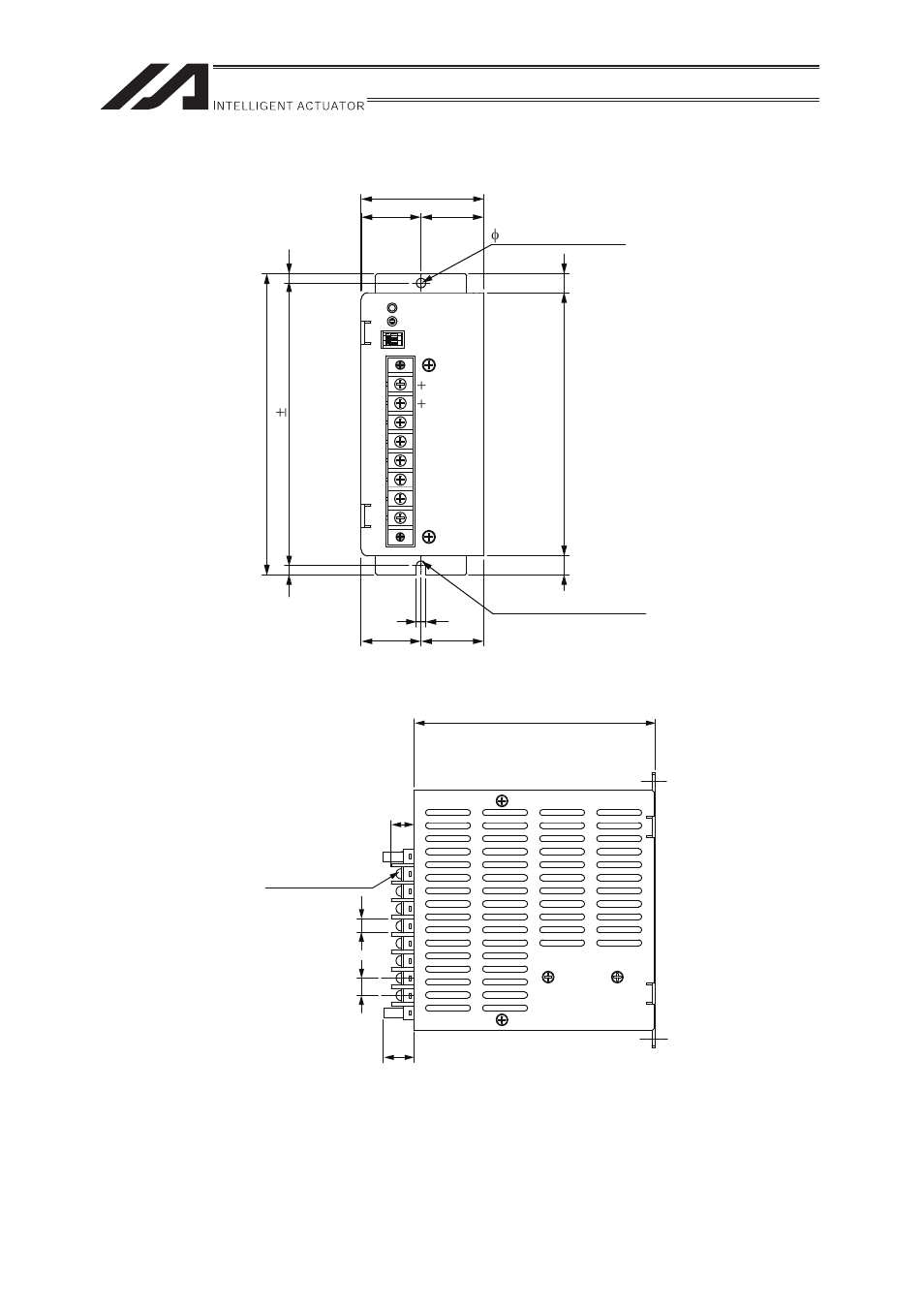 External dimensions | IAI America PS-24 User Manual | Page 18 / 32