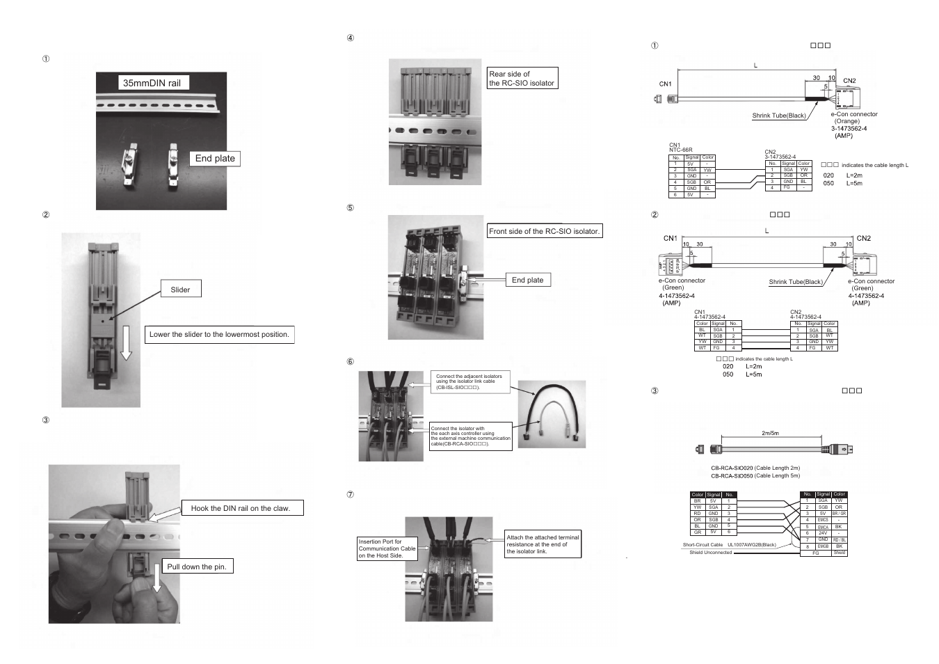 35mmdin rail end plate | IAI America RCB-ISL-SIO User Manual | Page 3 / 4