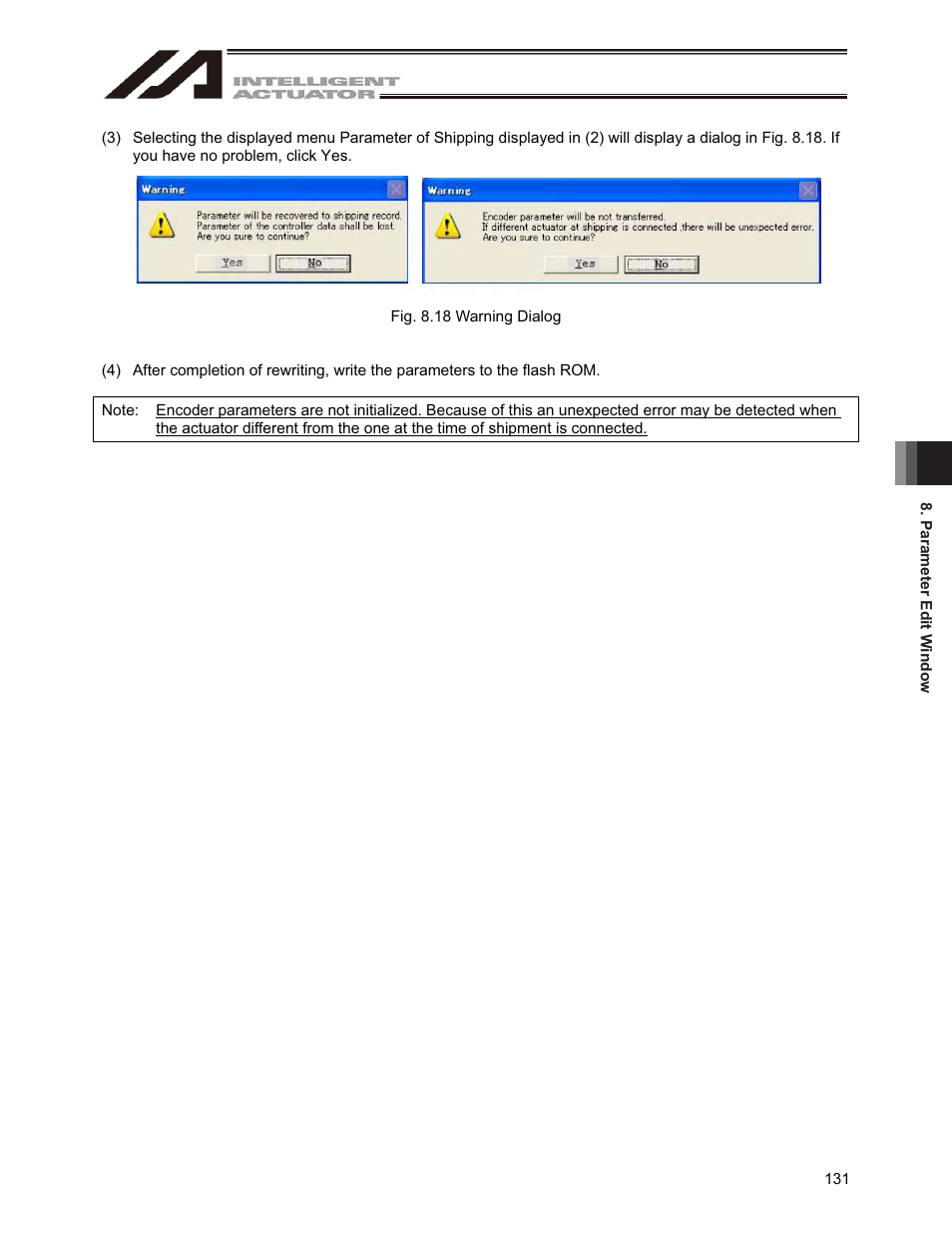 IAI America IA-101-X-USBMW User Manual | Page 139 / 248