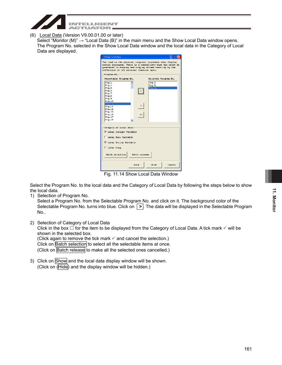 IAI America IA-101-X-USBMW User Manual | Page 169 / 248