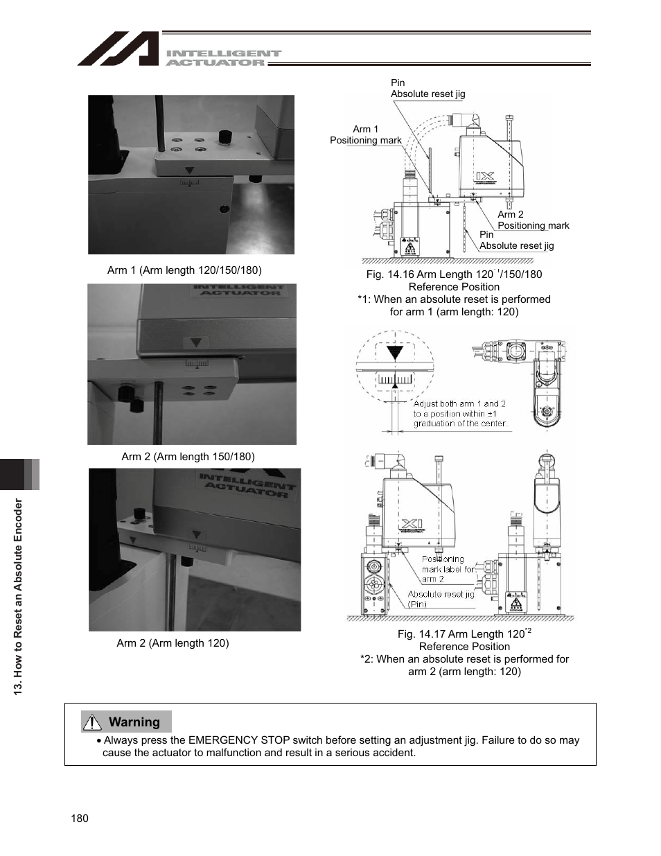 Warning | IAI America IA-101-X-USBMW User Manual | Page 188 / 248