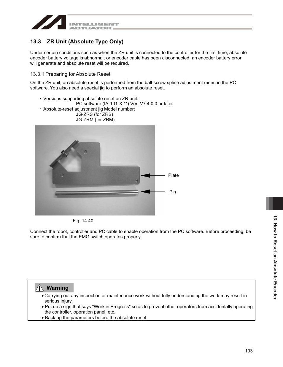 3 zr unit (absolute type only) | IAI America IA-101-X-USBMW User Manual | Page 201 / 248
