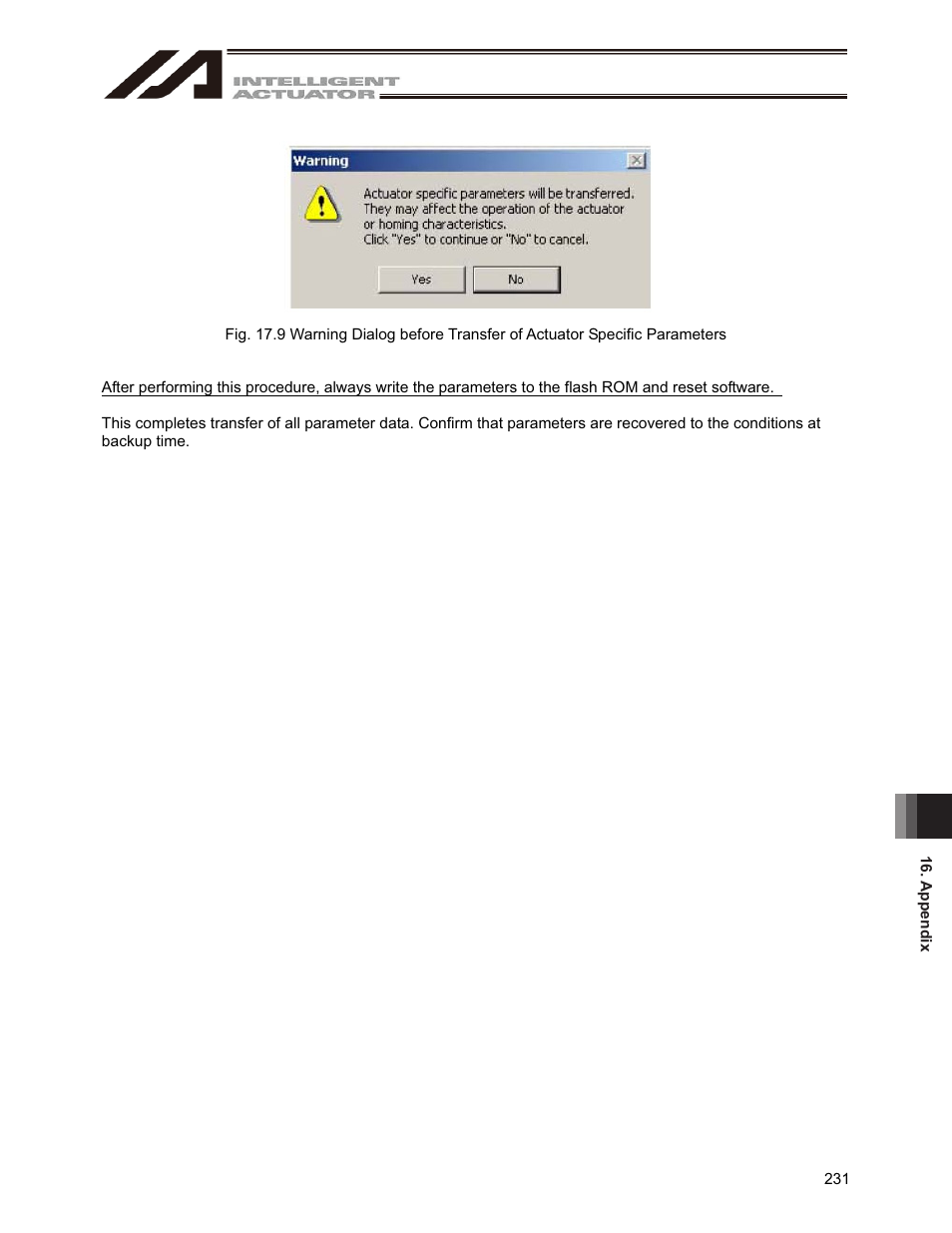 IAI America IA-101-X-USBMW User Manual | Page 239 / 248