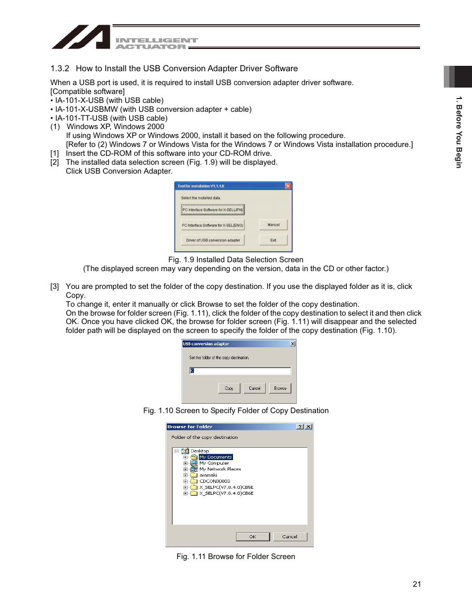 IAI America IA-101-X-USBMW User Manual | Page 29 / 248