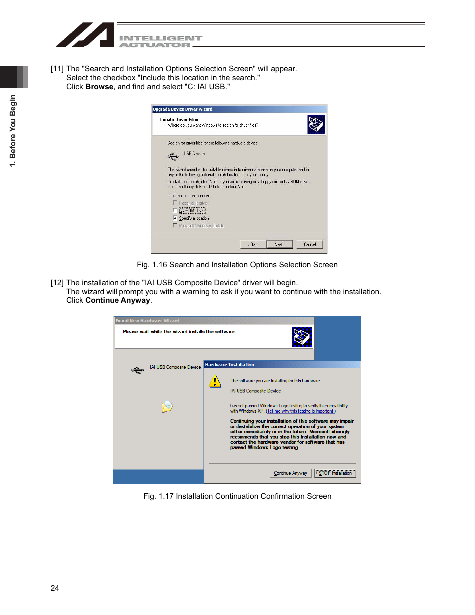 IAI America IA-101-X-USBMW User Manual | Page 32 / 248