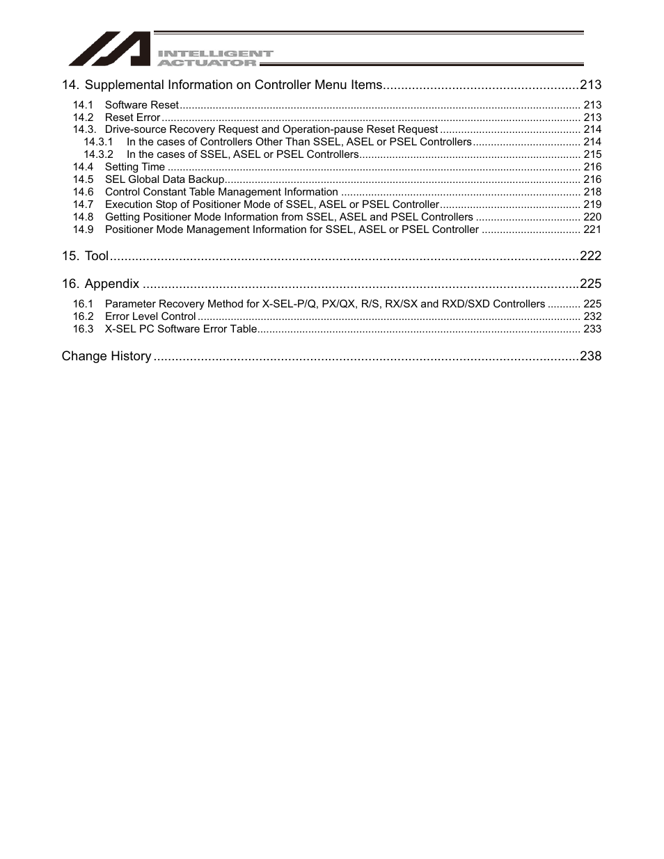 IAI America IA-101-X-USBMW User Manual | Page 6 / 248