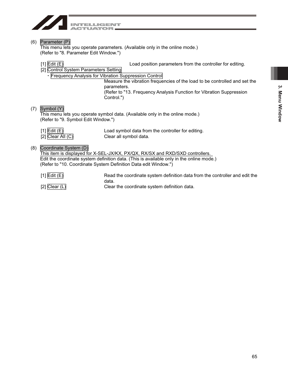 IAI America IA-101-X-USBMW User Manual | Page 73 / 248