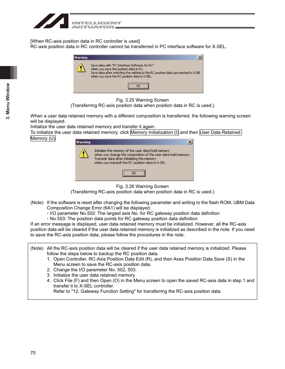 IAI America IA-101-X-USBMW User Manual | Page 78 / 248