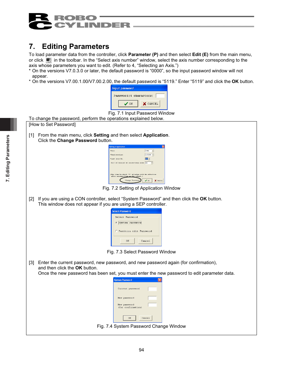 Editing parameters | IAI America RCM-101-USB User Manual | Page 106 / 264